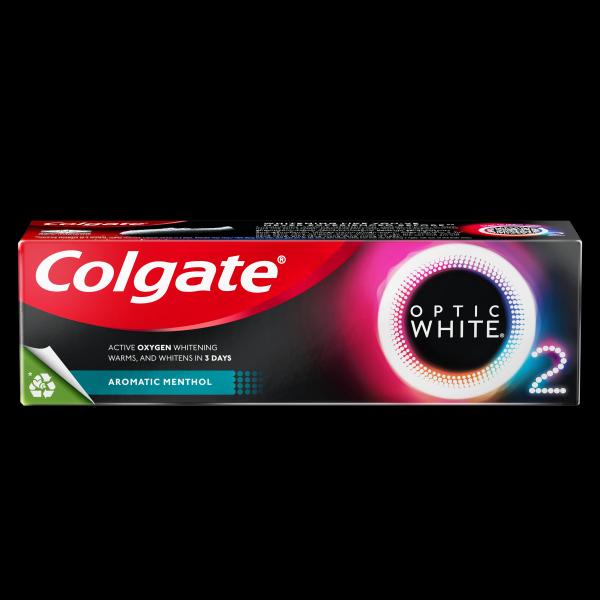 Colgate Optic White O2 Toothpaste Aromatic Menthol สำนักงานคณะ